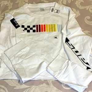 Long Sleeve Crop T-Shirt - Vans